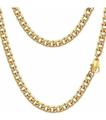 Collar 18k Chapado En Oro