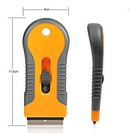 Cuchillo de utilidad para quitar pegantinas + 10 hojillas