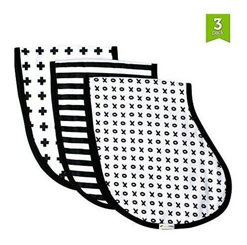 Paños para eructos de muselina Conjunto De Peto Burp paquete De 3