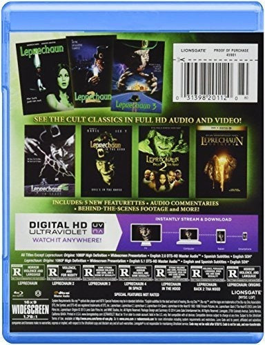 Leprechaun La Colección Completa De Películas blu-ray