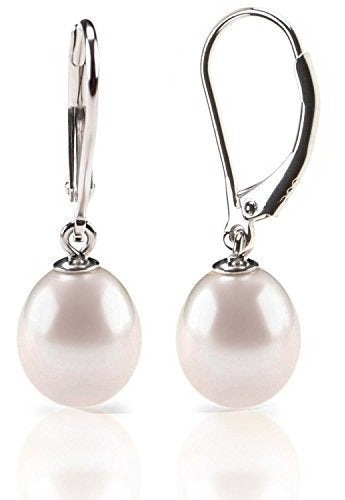 Pendientes De Perlas Cultivadas De Agua Dulce