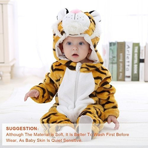 Disfraz Winter and Autumn Flannel Jumpsuit Animal