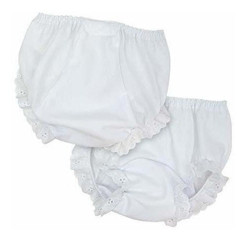 Cubierta de pañal doble, blanco, Bloomers