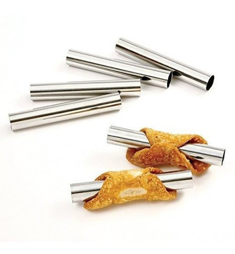 Forma Mini Cannoli De Acero Inoxidable Norpro Juego De 6