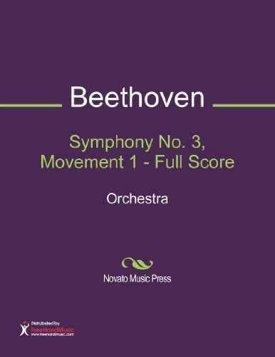 Sinfonía N.º 3 Movimiento 1 Partitura Completa libro