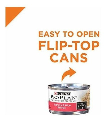 Purina Pro Plan Entrada De Salmón Y Arroz En Salsa Comida