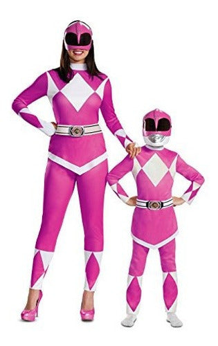 Disfraz De Ranger Rosa Para Niño Rosa Grande