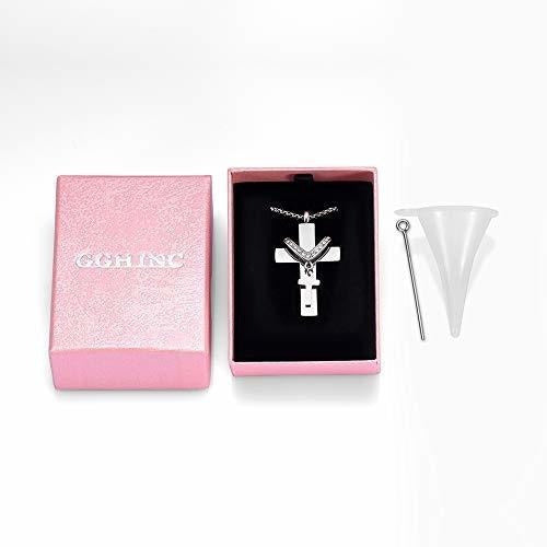 Collar De acero Inoxidable De Doble Cruz