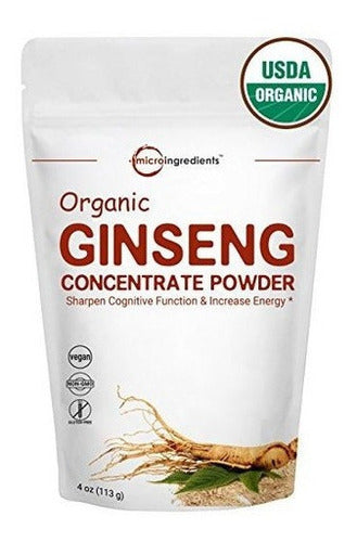 Raíz de ginseng orgánico de máxima resistencia 200