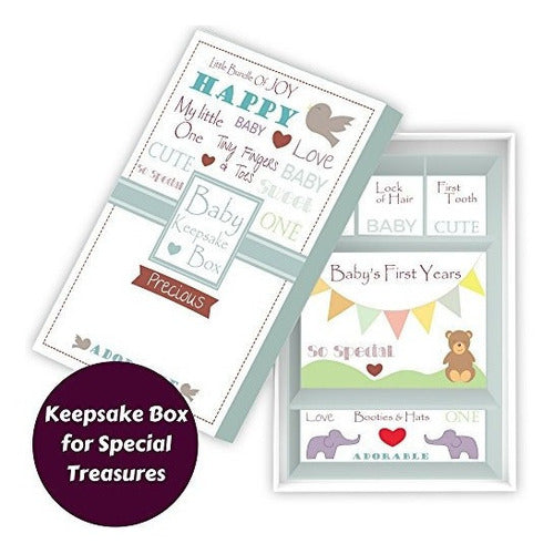 Libro De Recuerdos Para Bebés Con Caja De Recuerdos