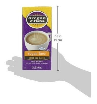 Oregon Chai Té sin azúcar Chai Latte concentrado