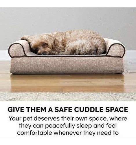 Cama Para Perros Furhaven | Memory Foam Faux Fleece
