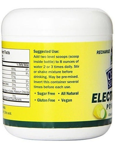 Mezcla De Bebida De Polvo De Electrolito De Sal Marina