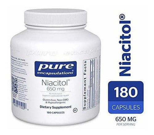 Pure Encapsulations - Niacitol 650 Mg - Niacina