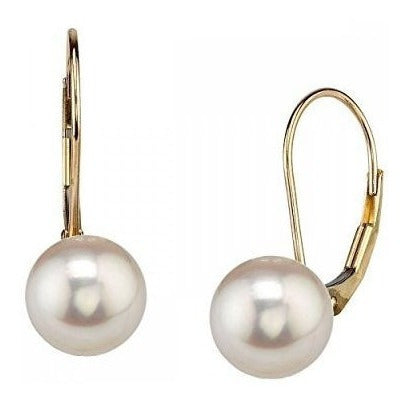 Aretes de perlas cultivadas de agua dulce