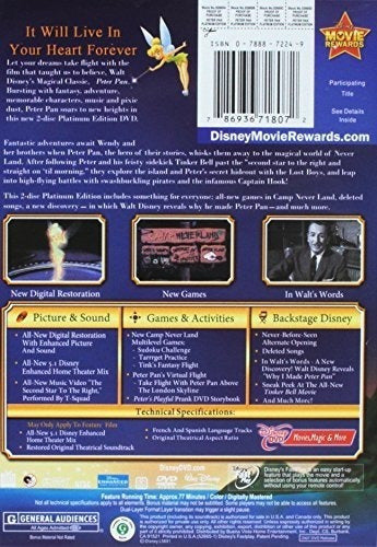 Peter Pan (edición De Platino De Dos Discos)
