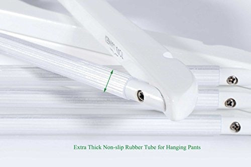 Perchas De Traje De Madera Blancas, Extra