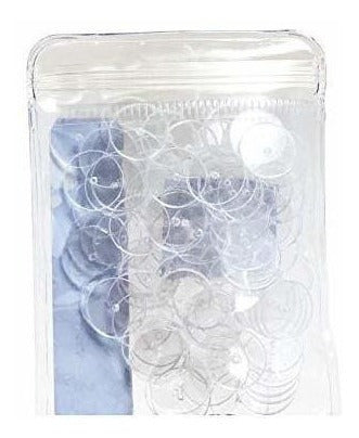 Discos De Nylon De Plástico Para Respaldos De Aretes - 100