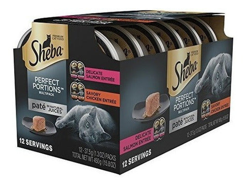 Sheba Perfect Portions Multipack De Pollo Y Salmón Entrée