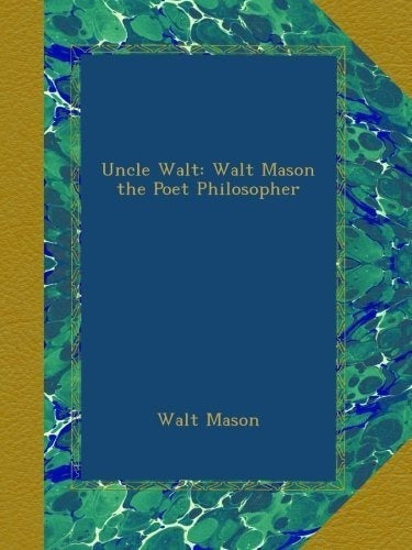 libro de Tío Walt Walt Mason El Poeta Filósofo