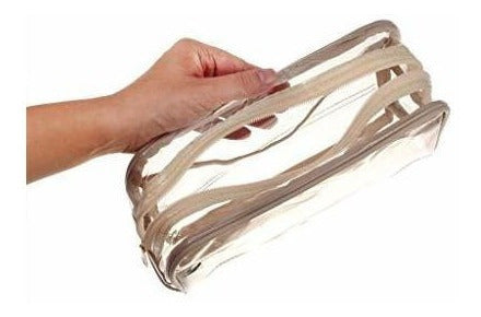 Bolsa de maquillaje transparente / bolsa de viaje / bolsa de