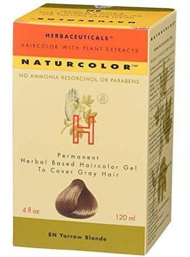 Tintes Naturcolor 8n Milenrama Para Cabello Rubio, 4 Onzas
