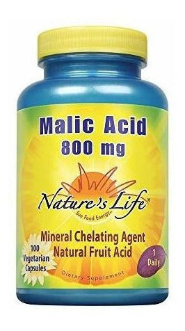 Ácido málico 800 mg - 100 pastillas