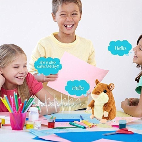 Peluche electrónico de hámsters