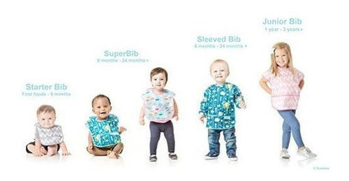 Babero Con Mangas Bumkins /babero Para Bebés /babero /bata