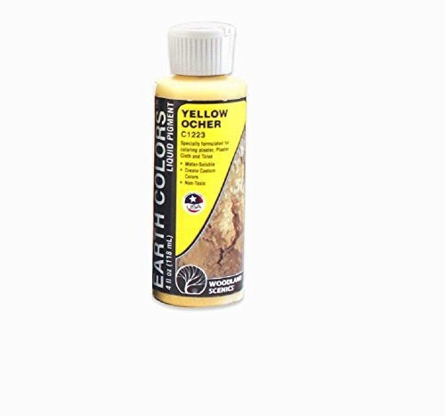 Ocre amarillo de color tierra