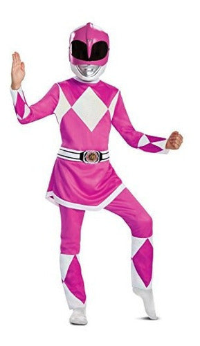 Disfraz De Ranger Rosa Para Niño Rosa Grande