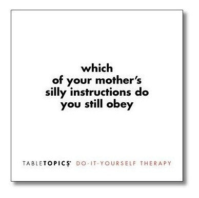 Tabletopics Terapia Hágalo usted mismo: Preguntas Para Comenzar