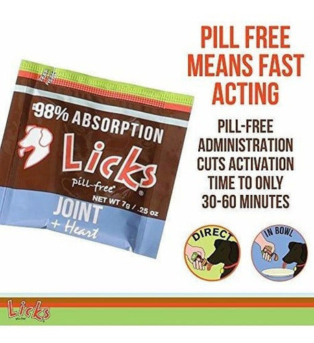 Licks - Suplemento Para La Articulación Del Perro + Corazón