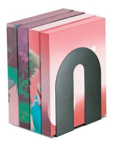 Sujetalibros Magnéticos Para Trabajos Pesados, Par, Negro