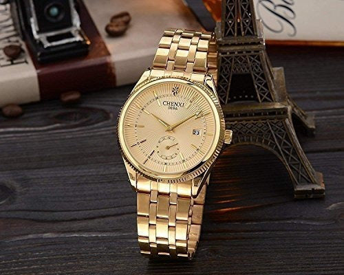 Reloj de pulsera para pareja, de acero inoxidable