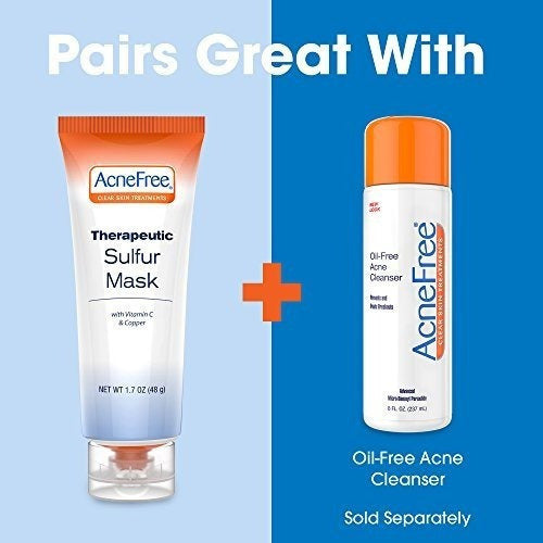 Mascarilla De Azufre Sin Acné 1.7 Oz Tratamiento Para El