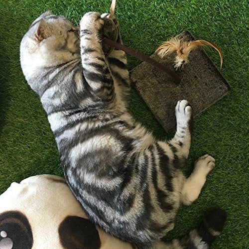 Kooba Mouse Feather - Juguete Interactivo Para Gatos