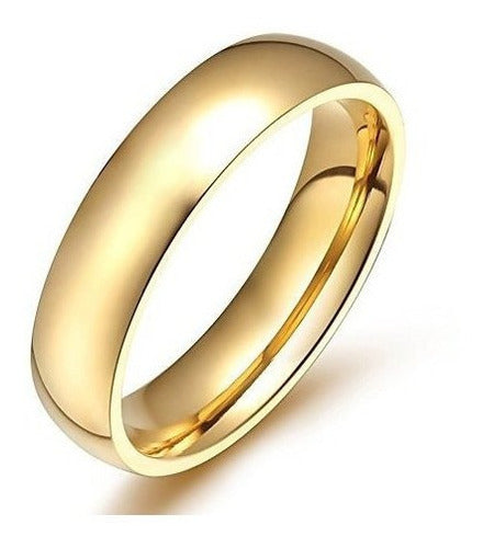 Anillos Lisos de Acero Inoxidable 4mm