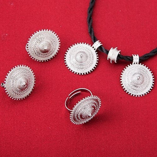 Sets de Collar Colgante, arete y Anillo Joyería