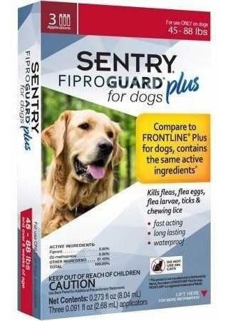 Sentry Fiproguard Plus Para Perros, Prevención De Pulgas