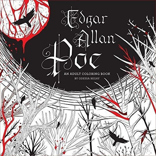 Edgar Allan Poe Un libro para colorear para adultos