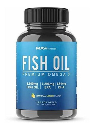 Aceite De Pescado De Primera Calidad Omega 3 - Potencia