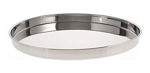 Bandeja Redonda Para Servir De Acero Inoxidable De 12