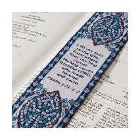 Marcapáginas Logos -salmo 121: 1-2, Christian