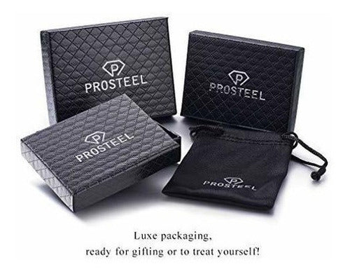 Prosteel Skull Bullet Charm Collar Esqueleto Colgante,