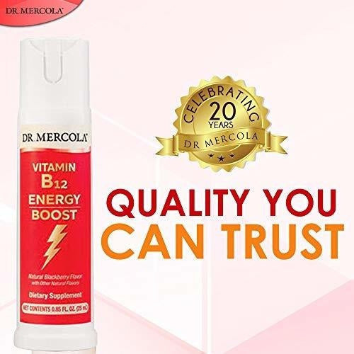 Dr.mercola Vitamin B12 Energy Boost Spray - 32 Porciones