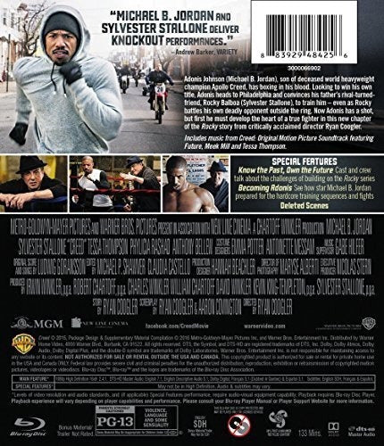pelicula en blu ray de Creed 2016