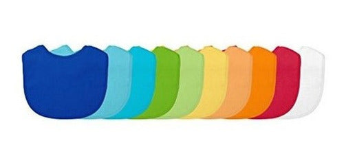 Brotes Verdes - Baberos para bebés Stay-dry, 10 unidades