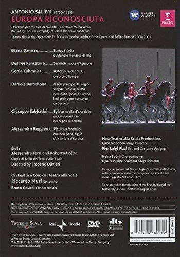 Salieri: Europa Reconocida (dvd)