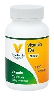 Vitamina D3 5000iu Softgel, Apoya La Salud